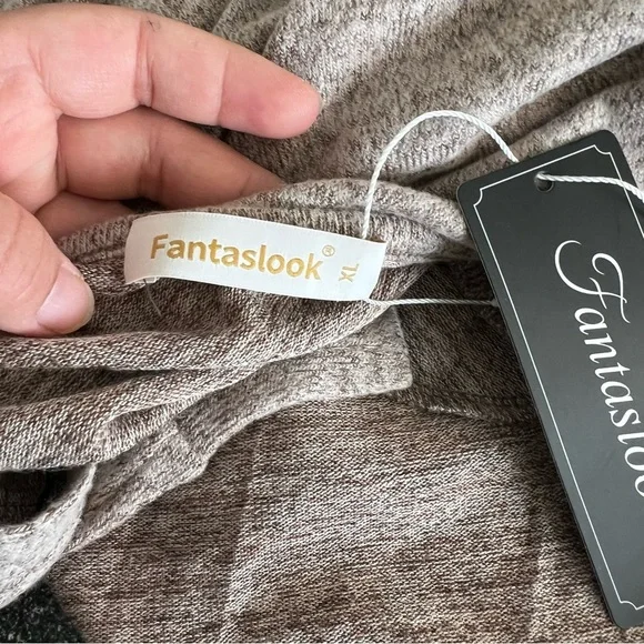 NWT Fantaslook Long Sleeve Sweater Dress XL - Picture 5 of 8